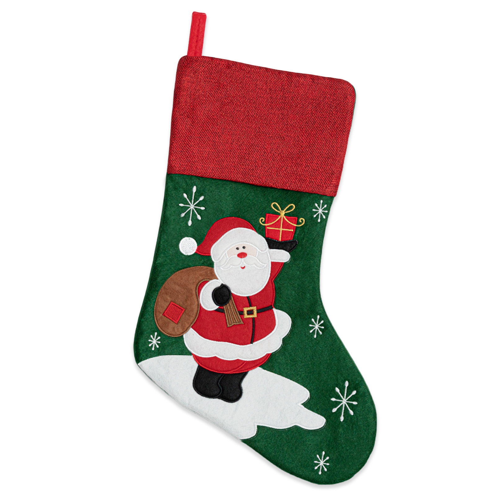 Navidad transfronteriza nuevo calcetines de Navidad decoración colgante de árbol de Navidad Papá Noel bolsa de regalo bolsa de dulces