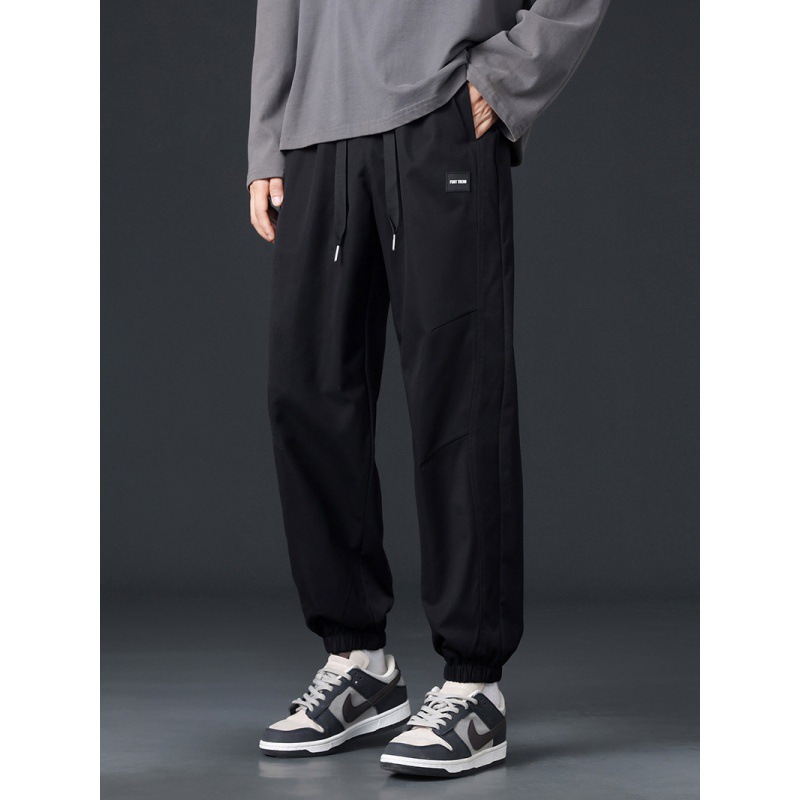 Pantalones de hombre primavera y otoño estilo americano de moda universal suelto y cómodo chaqueta deportiva, pantalones casuales para hombres