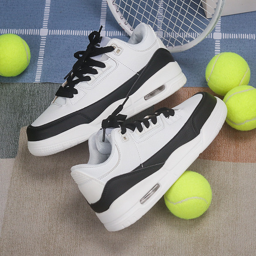 Couple Sports Running Air Cushion Shoes, Hong Kong Style Trendy, Versatile Thick Sole Height Increasing Durable Lightweight Men's Women's Casual Student Shoes
