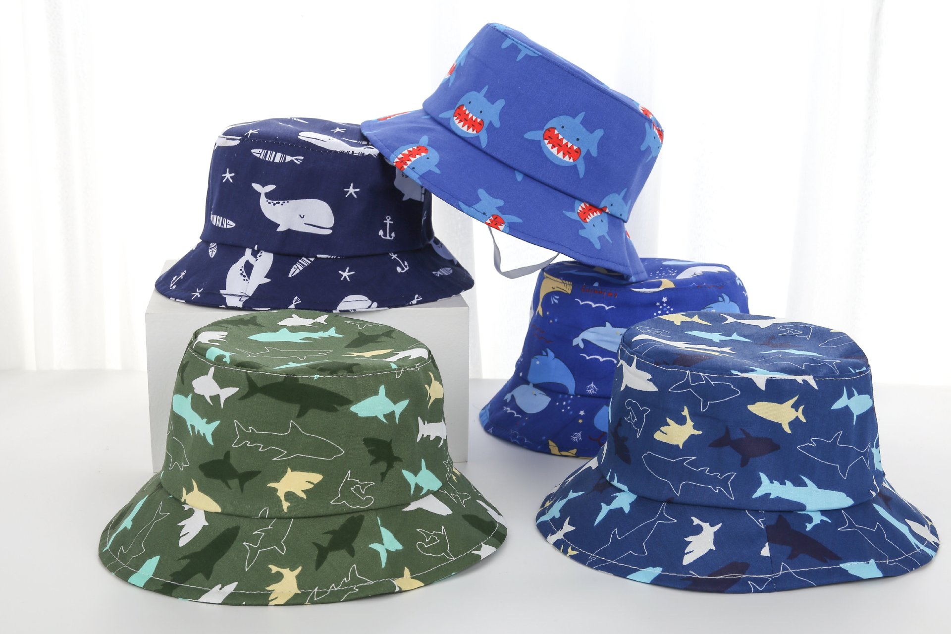 Children Unisex Cartoon Style Cute Simple Style Cartoon Bucket Hat display picture 1