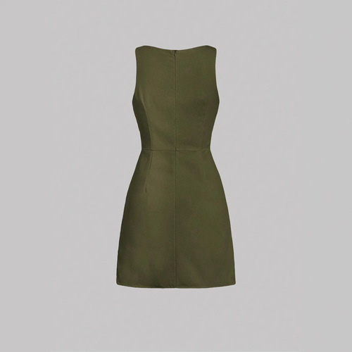 European and American 2025 Fashion Women's Sexy Solid Color Strapless Dress