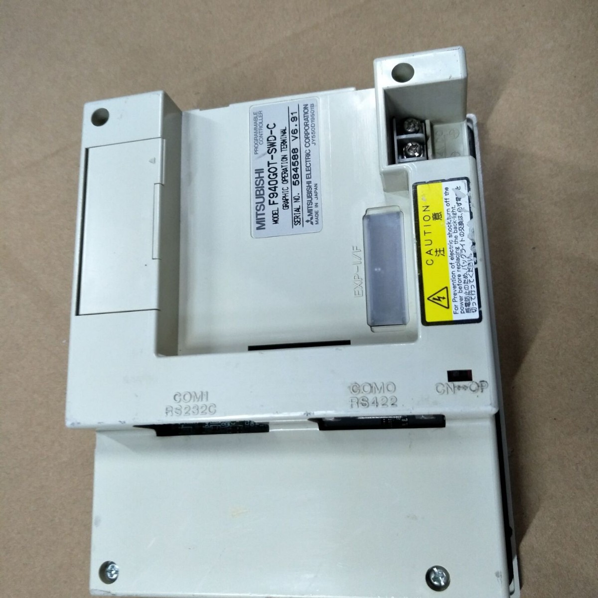 三菱F940GOT-SWD-C原装拆机，功能完好