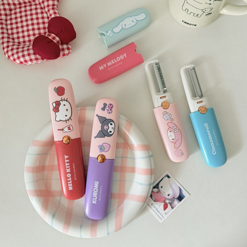 三丽鸥双头刮皮二合一多功能去皮家用削皮刀神器hellokitty削皮器|undefined