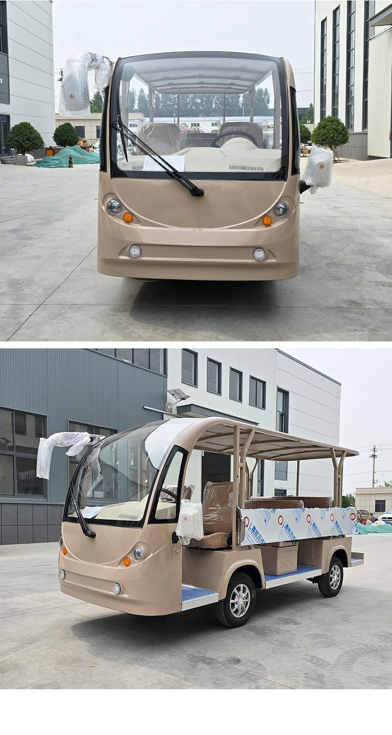 Electric sightseeing car for scenic area tours, hotel reception shuttle car, electric sightseeing car for real estate sales offices