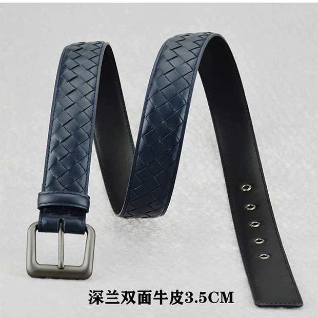 Leather belt, universal woven suit, jeans