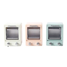 1：12娃娃屋微缩模型迷你双层烤箱仿真厨房摆件模型玩具