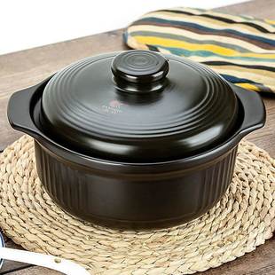Kangshu High-Temperature Resistant Ceramic Stew Pot Japanese-Style Household Soup Pot Direct Fire Ceramic Pot Large Capacity Soup Pot Stone Pot