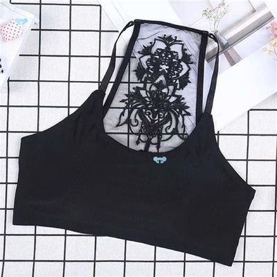 Lace Sexy Tube Top Womens Vest Mesh Flower Suspenders跨境