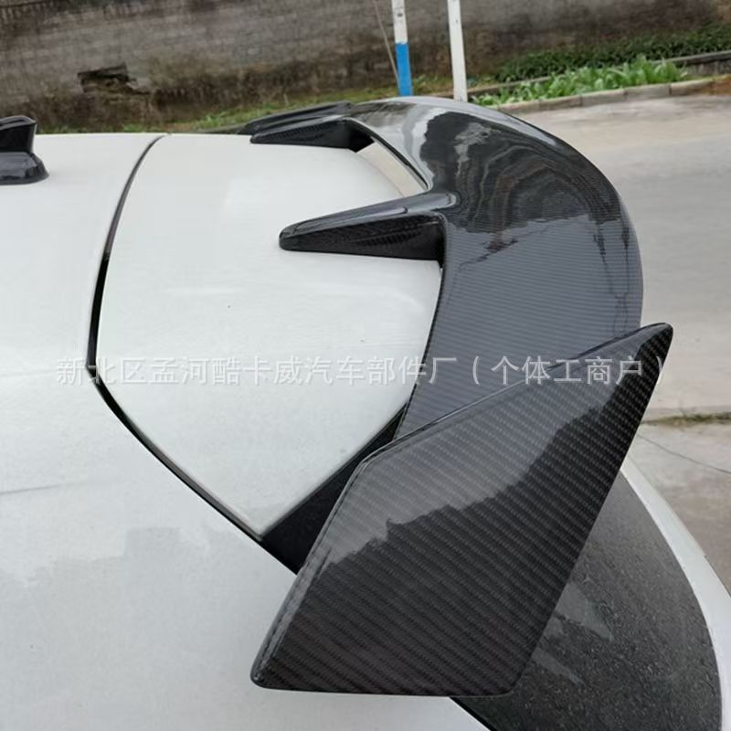 Car Modification Universal Sedan Tail Wing Adhesive Type Punch-Free Trunk Spoiler Tail Wing