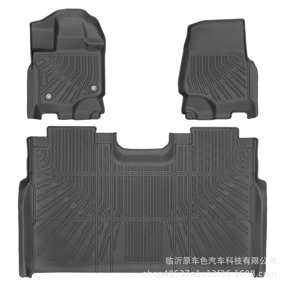 Para el Ford F-150 2015 - 2025 3D TPE para todos los tiempos almohadilla de pie almohadilla de maletero