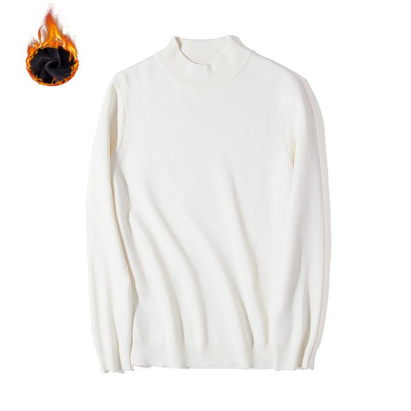 6017 Half-high collar white fleece-lined - M Recommended for 100-115 lbs