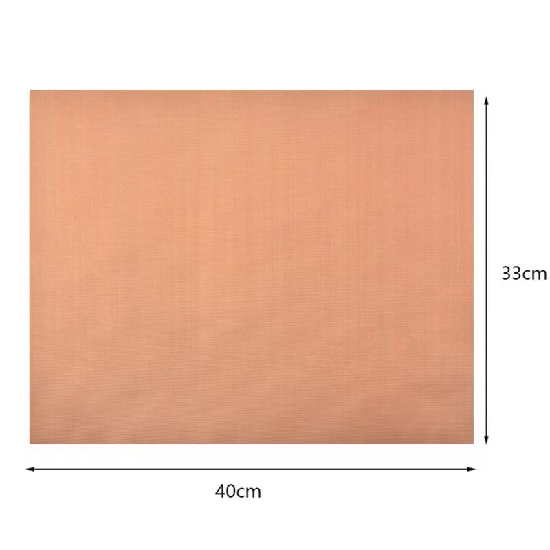 Venta al por mayor de fibra de vidrio de teflón barbacoa antiadherente barbacoa estera para hornear Mat traje