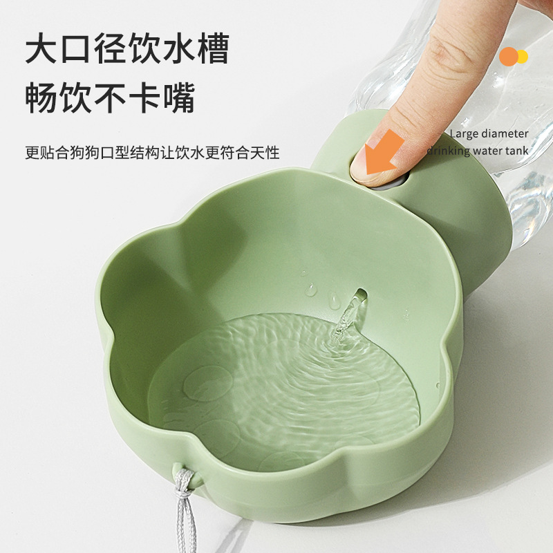 Botella de agua para perros y mascotas transfronterizas