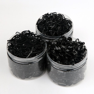 Black Disposable Small Rubber Band for Women to Tie Their Hair, High Elasticity and Durable Rubber Band to Tie Hair, Rubber Ring, Hair Tie for Girls