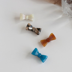 Small bow edge hair clip Korean-style cute and sweet hair clip small clip, fringe flyaway hair clip, both sides hair pin hair accessory