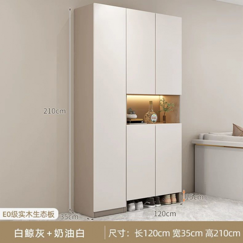 现代简约入户转角l型玄关柜鞋柜一体家用门厅柜子客厅屏风隔断柜|undefined