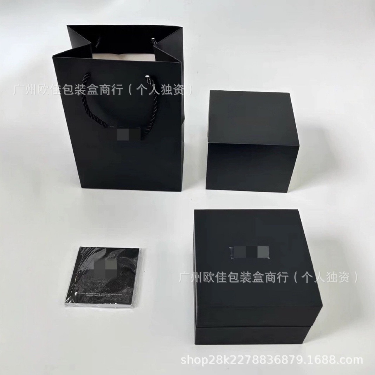 Boss Boss Watch Box Black Watch Packaging Box Gift Box Packaging Box Gift Bag Instructions Full Set of Watch Box