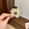 Сетчатая ткань, стразы, цвет шампанского
