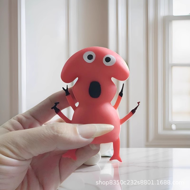 Nuevos muñecos transfronterizos de bambú pellizcan dibujos animados lindos artefactos mágicos descompresión juguetes descompresión regalos al por mayor