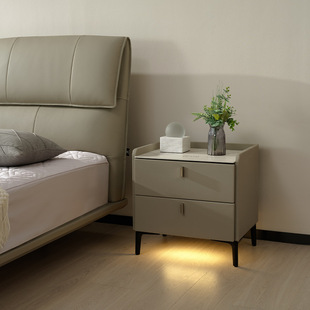 Smart Bedside Table Light Luxury Modern Simple Storage Cabinet Bedside Storage Cabinet