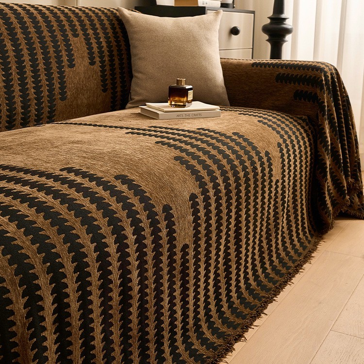 Sofá cubierta 2024 popular nueva toalla de sofá cuatro estaciones general cubierta de sofá tela de cubierta única manta sofá cojín