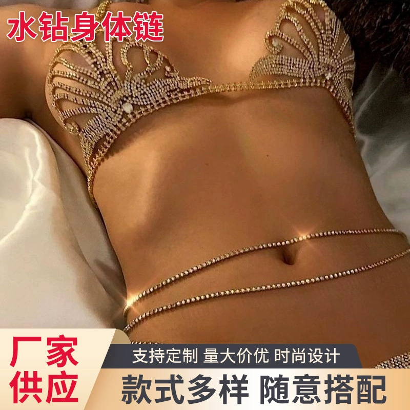 Фабрика прямых продаж в Европе и Америке трансграничная сеть тела со стразами