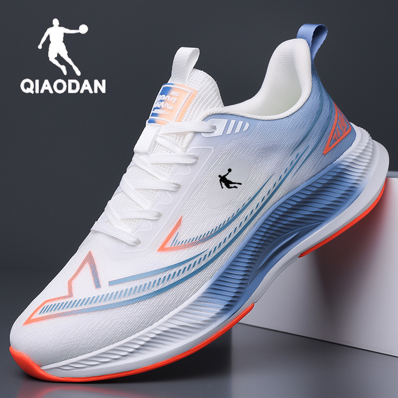 Jordan Men's Shoes sneaker 2025 Spring and Summer New Flying Weaving Couple Shock Absorbing Running Shoes Mesh Breathable Soft Bottom Running