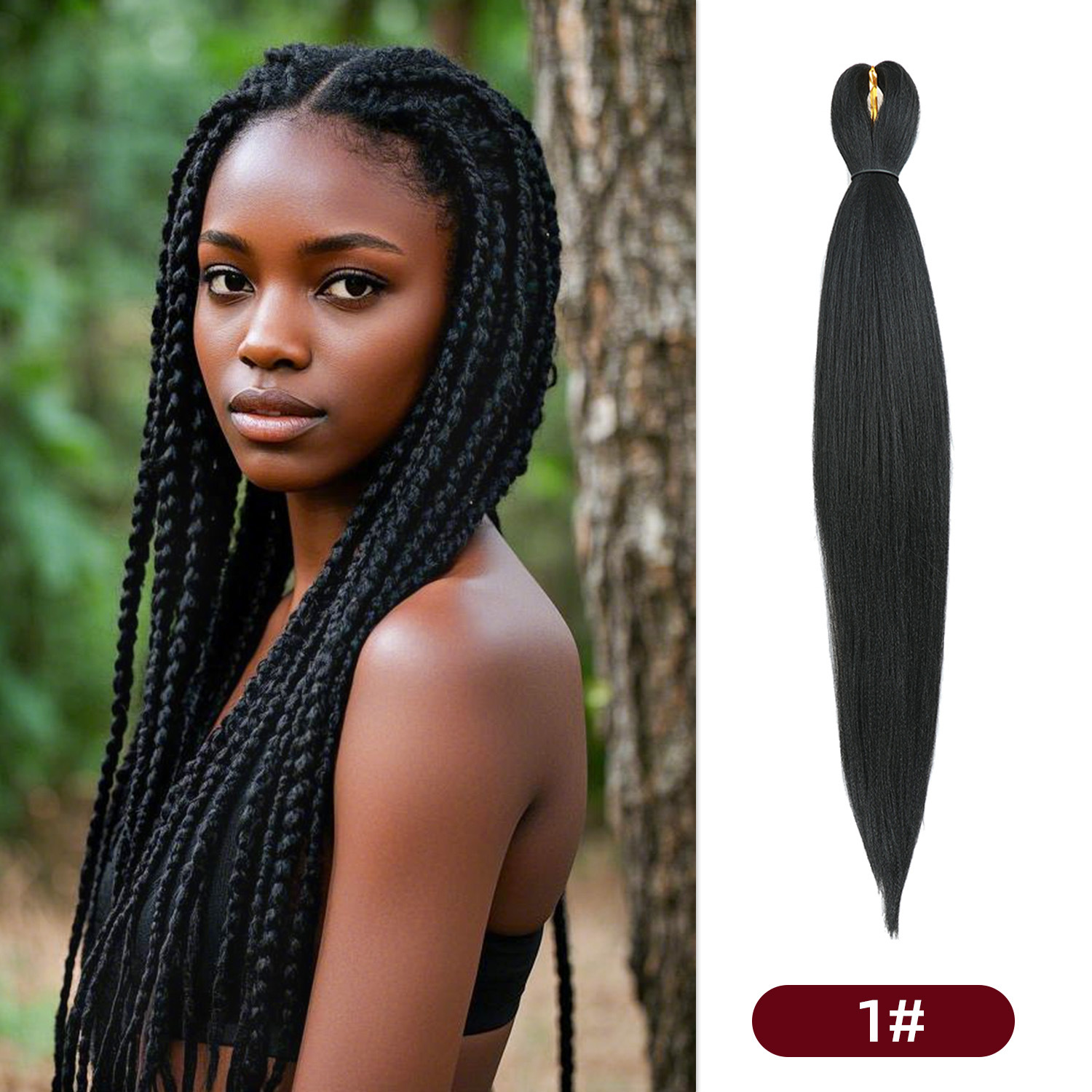 Pelucas de trenzas grandes EZ para actuaciones, populares en línea, trenzas versátiles para mujeres africanas, rastas de fibra sintética de colores al por mayor, muy vendidas en África.