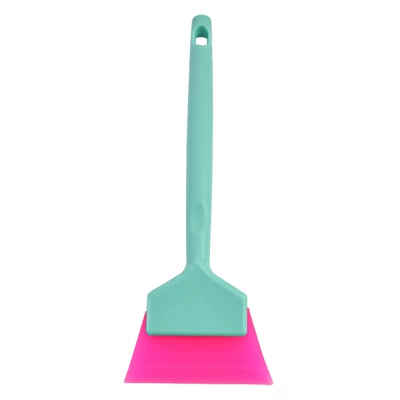 clothing beef tendon scraper glass | Car cleaning tools - short-style-with-blue-handle-and-pink-strip