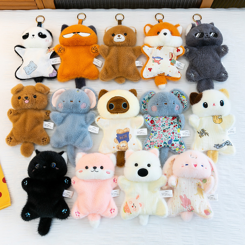 Bean Bag Comfort Doll Rabbit Fox Plush Companion Soothing Toy Stress Relief Squishy Toy Wrist Pad Small Gift Bean Bag Comfort Doll Rabbit Fox Plush Companion Soothing Toy Stress Relief Squishy Toy Wrist Pad Small Gift