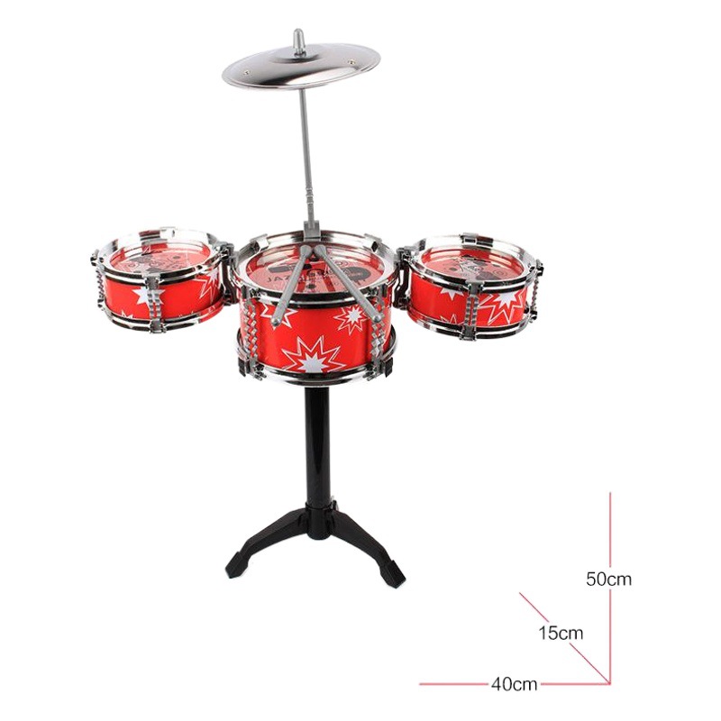 Directo DE FÁBRICA DE LOS NIÑOS tambor de juguete música educación temprana Ilustración simulación Jazz tambor práctica tambor golpeando instrumento musical