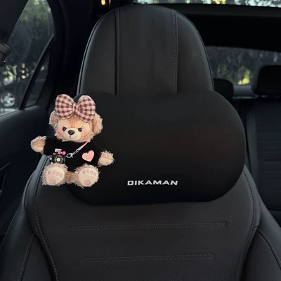Headrest New Car Seat Neck Memory - passenger-pink-bow-rose-headrest