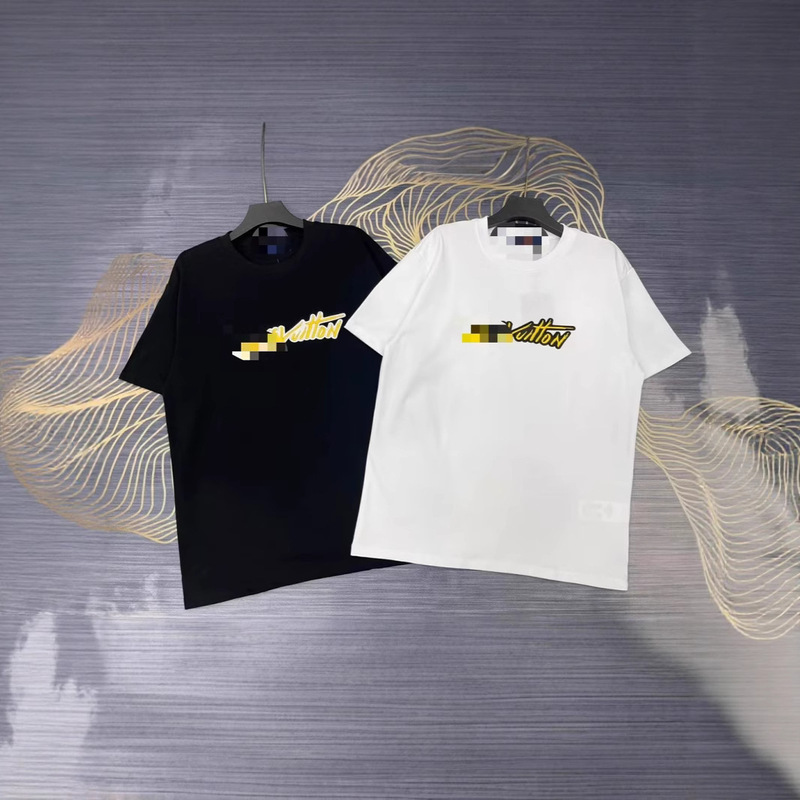2025 New Couple Style Round Neck Design Printed Luxury Trendy Unisex L Brand Fashion T-Shirt
