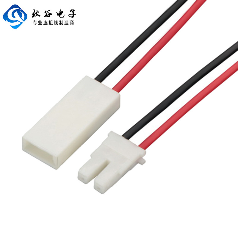 SYP-2P端子线对插2芯电子线对接线玩具电池连接线束加工线束厂家