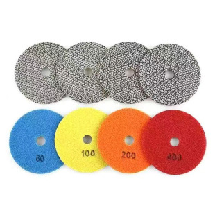 4inch Round Arrow Grinding Discs Dry Grinding Discs Marble Granite Quartz Stone Polishing Discs Water Grinding Discs
