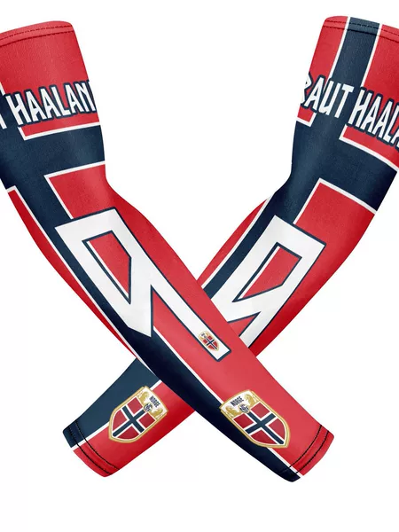 Cycling Ice Silk Sun Protection Sleeves Football Haaland Yamal C. Ronaldo Messi Summer Elastic Tattoo Arm Sleeves Ice Sleeves