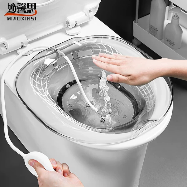 Bidet gray with flusher (PET material)