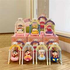 クレヨンしんちゃん スイング ブラインドボックス フィギュア 周辺人形 解凍デスクトップ装飾品 人形 おもちゃ 誕生日プレゼント