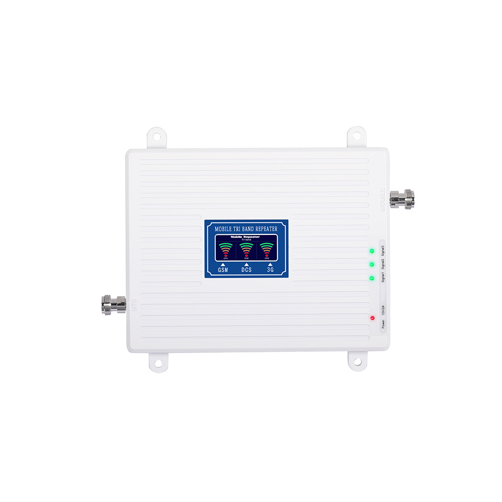Receptor de señal de 900 / 1800 / 2100MHz universal para amplificador de señal de teléfono móvil 2G\ 3G\ 4G de tres bandas