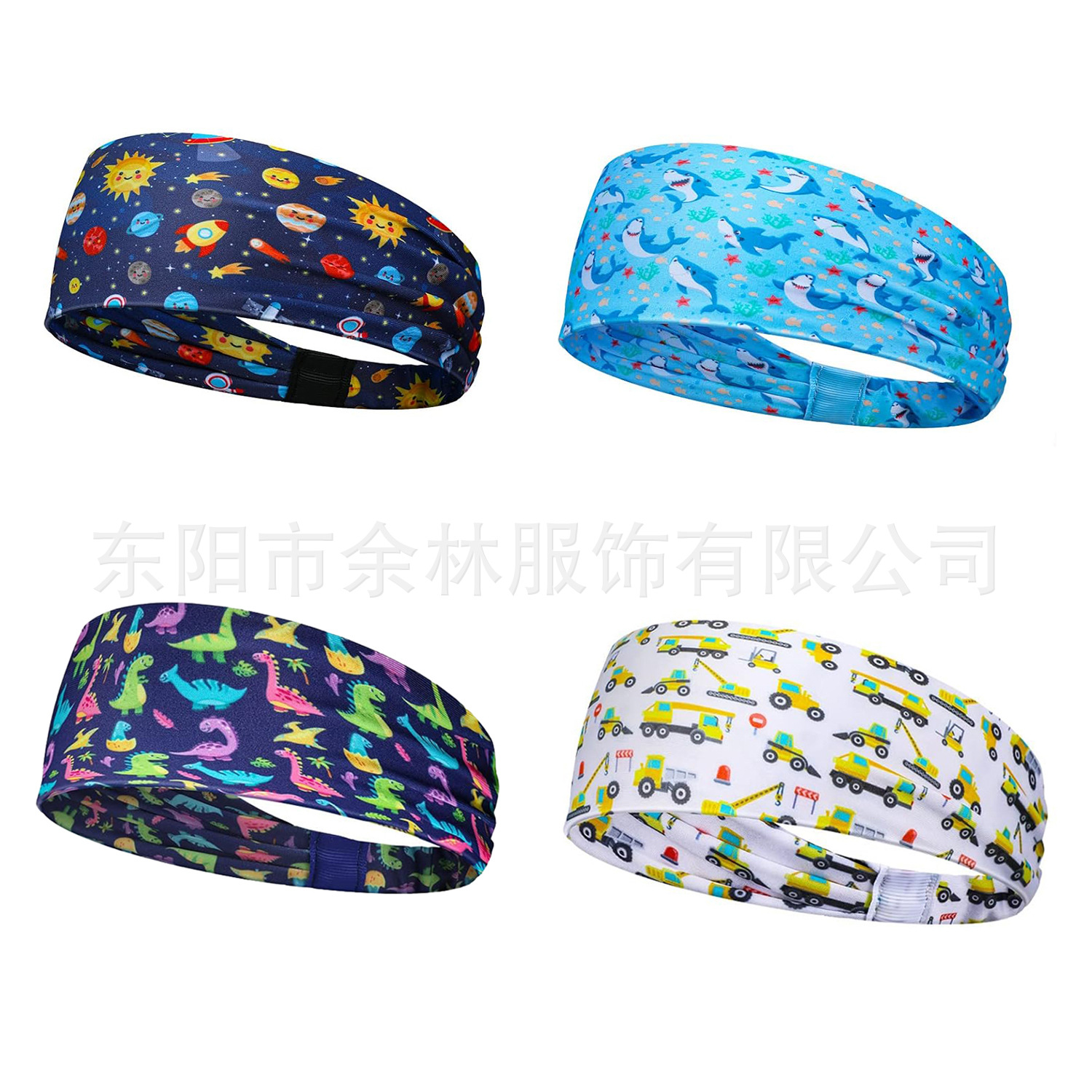 Children's breathable non-slip headband for boys and girls for gym