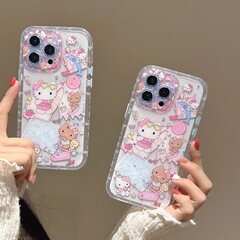 KT猫适用iPhone16promax苹果17/14/15手机壳华为Mate60/Pura70pro