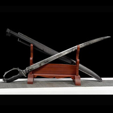 僵尸工坊系列欧美版一体刀具弹簧钢锻打西洋剑指挥刀剑兵器未开刃