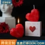 odm定制爱心红色蜡烛