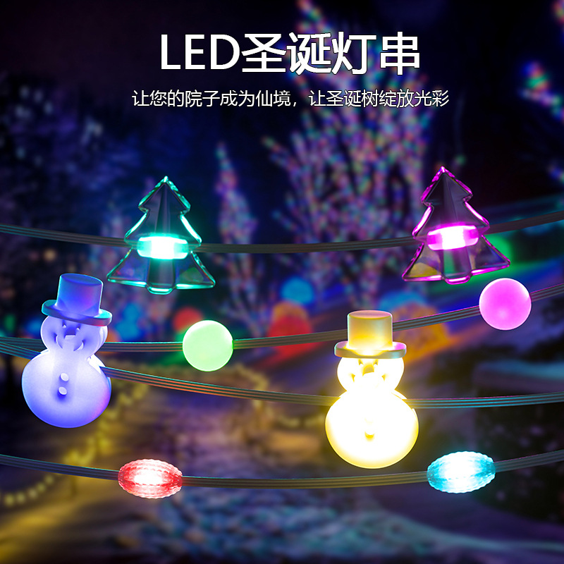 20 metros de lámpara de cadena de lámpara USB LED 5V iluminación decorativa bluetooth luz de árbol de Navidad iluminación decorativa para el hogar luz de atmósfera