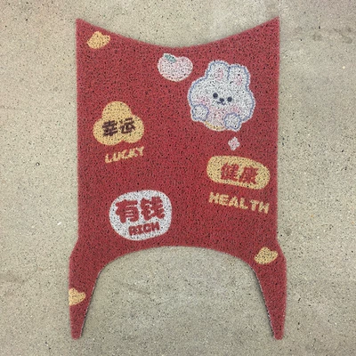 Electric vehicle foot mat: Pattern for Electric Vehicles, Waterproof - have-money-yadi-q17y-g