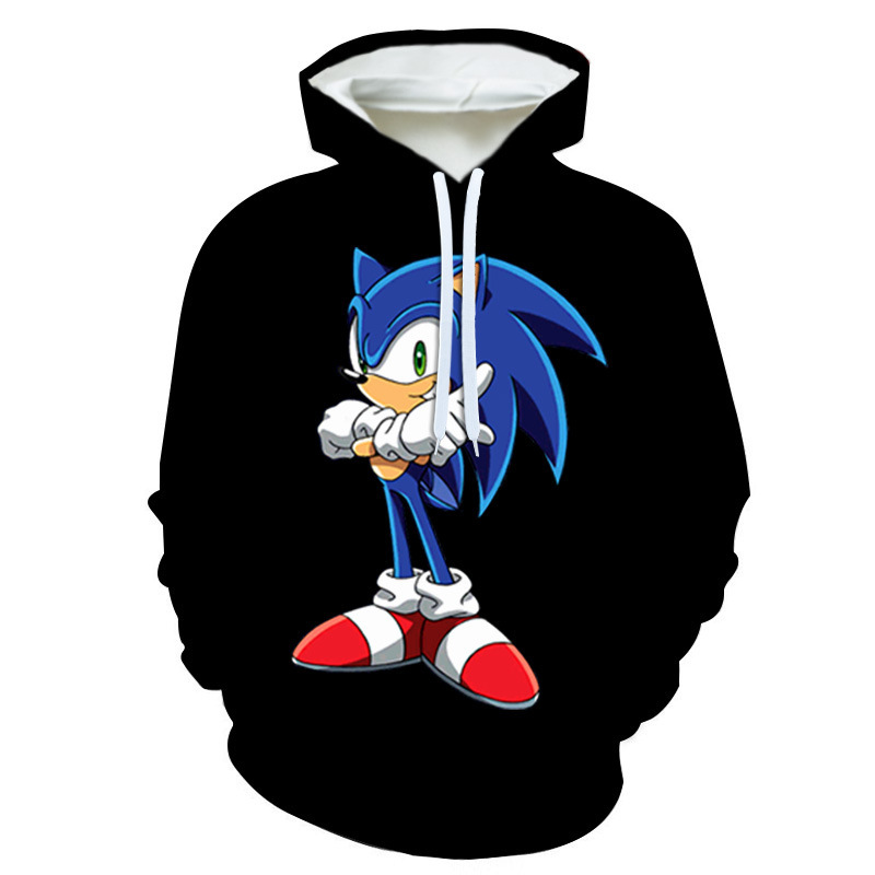 2022 Spring and Summer Cross-Border Casual Sweatshirt Sonic 3D Digital Printing Couple Sweatshirt 2022 Spring and Summer Cross-Border Casual Sweatshirt Sonic 3D Digital Printing Couple Sweatshirt