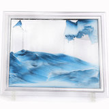 3D зыбки и живопись круглой стеклянной ремесленной песочные часы подарок на день рождения