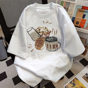 Clearance Sale ~ Designer Clearance Loose Slimming Short Sleeve T-Shirt for Women American Style Vintage Trend Top