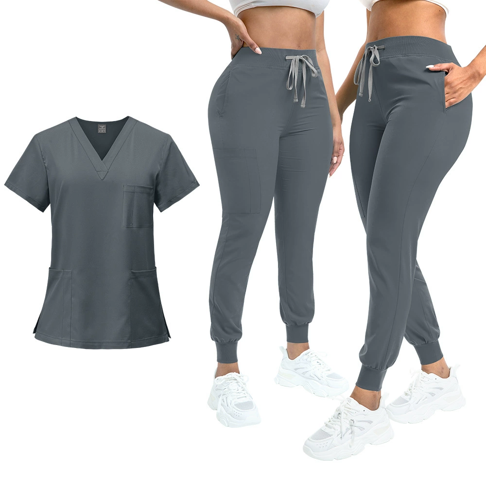 AliExpress Горячие продажи мойки для мужчин и женщин Рабочая одежда Доктор Медсестра Больница Салон красоты SPA Сотрудники Рабочая одежда Лето