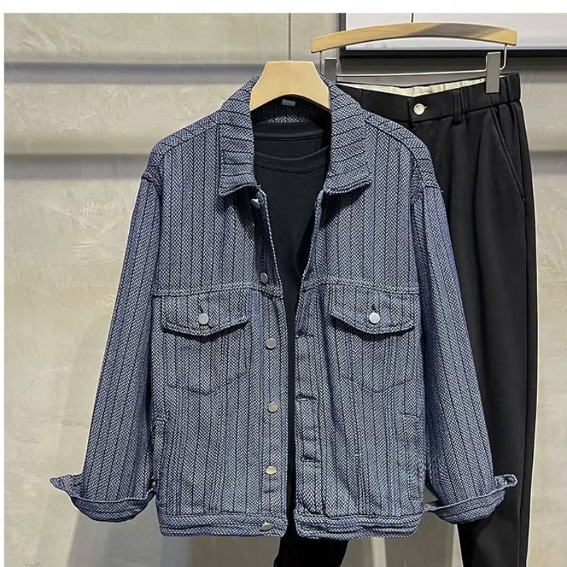 Men's Clothing foam jacket trendy handsome men's design tops autumn clothes_voghion.com